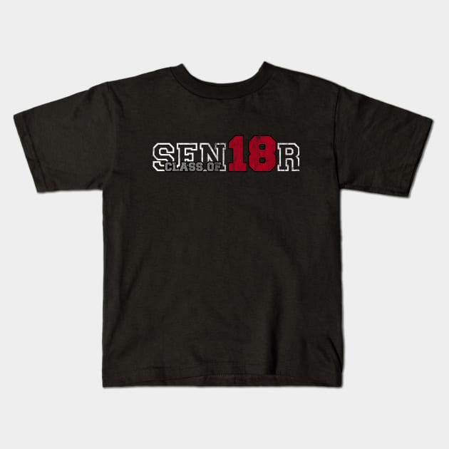 Senior Class of 2018 Kids T-Shirt by joshp214